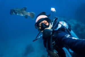 Diving Koh Tao with my buddy