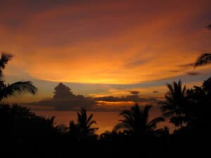 Koh Tao has amazing sunsets to watch after your diving certification, another reason to choose Mojo Divers