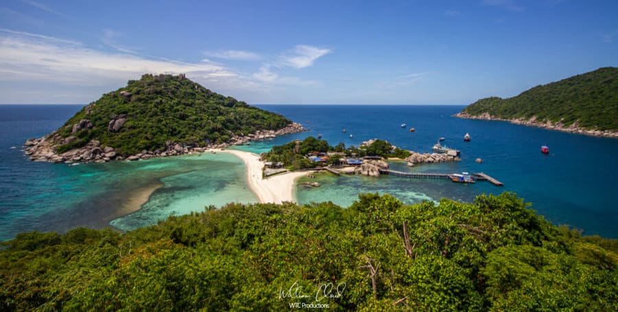 Koh Tao is great diving but also has amazing scenery
