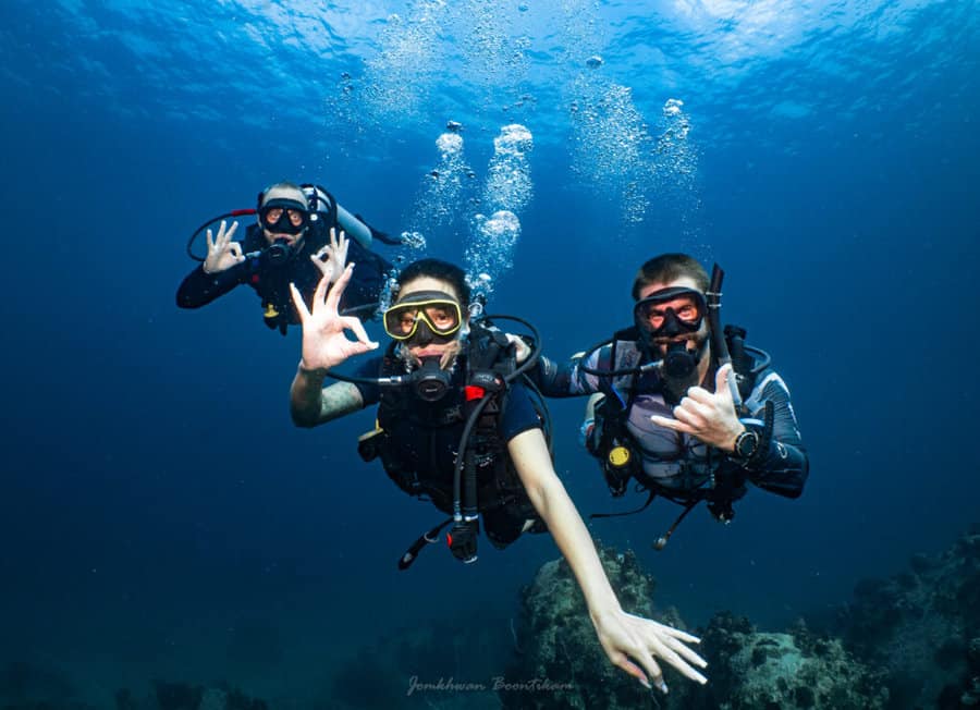 Learning to dive on Koh Tao