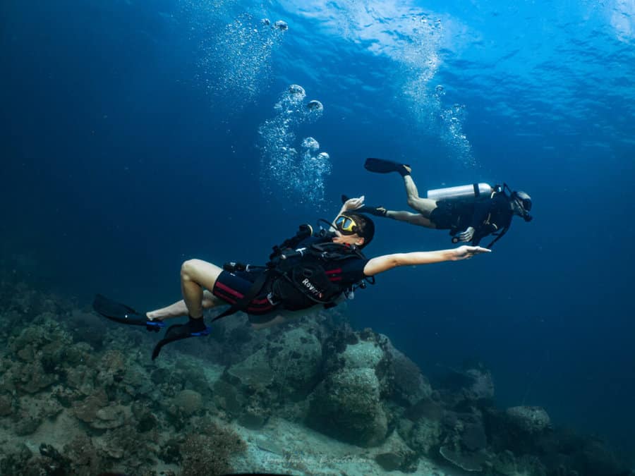 Celebrating on getting your diving license on Koh Tao