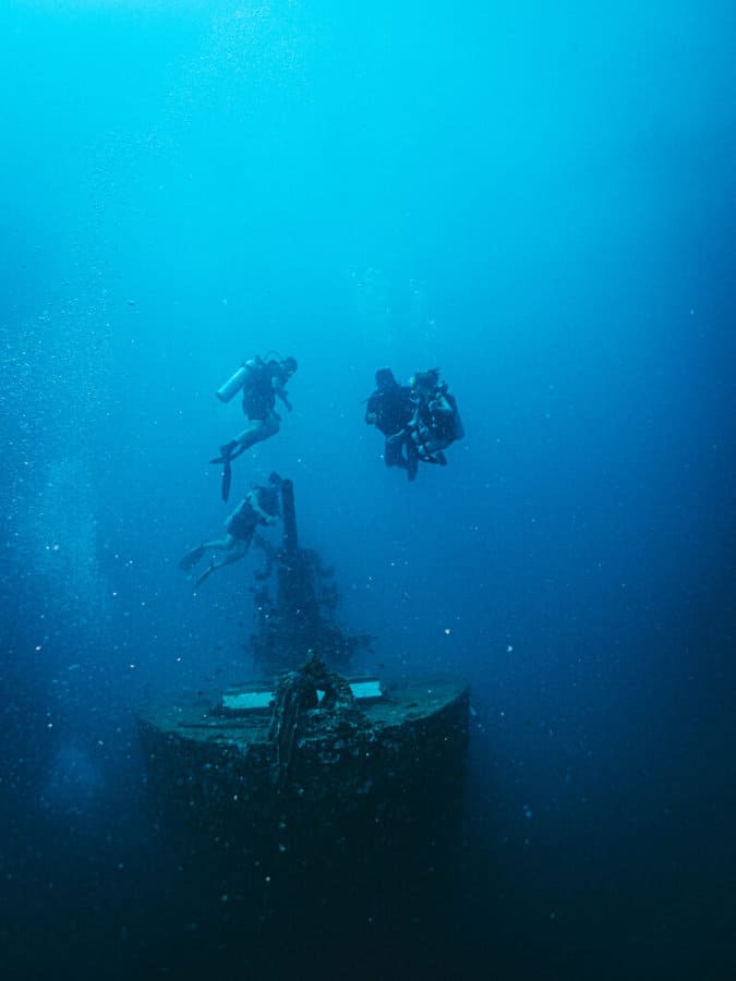 Koh Tao has a great wreck for diving