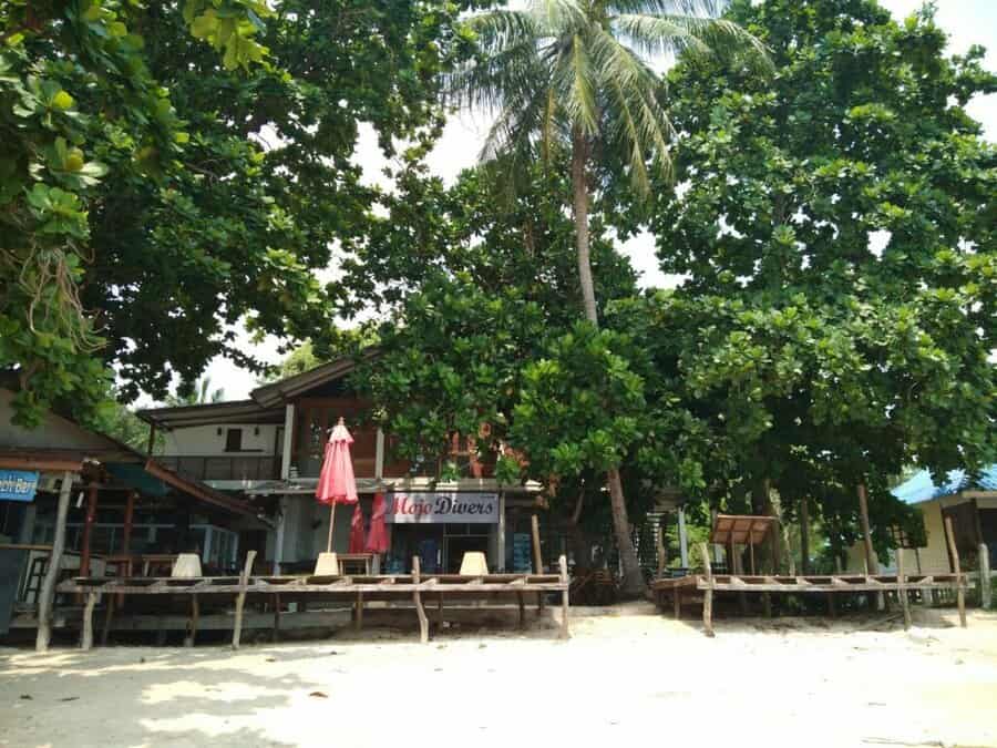 A diving school located on the beach at Koh Tao