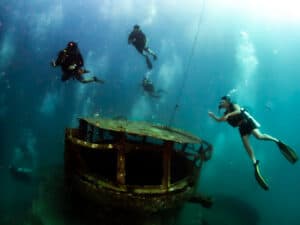 Wreck diving scuba certification Koh Tao